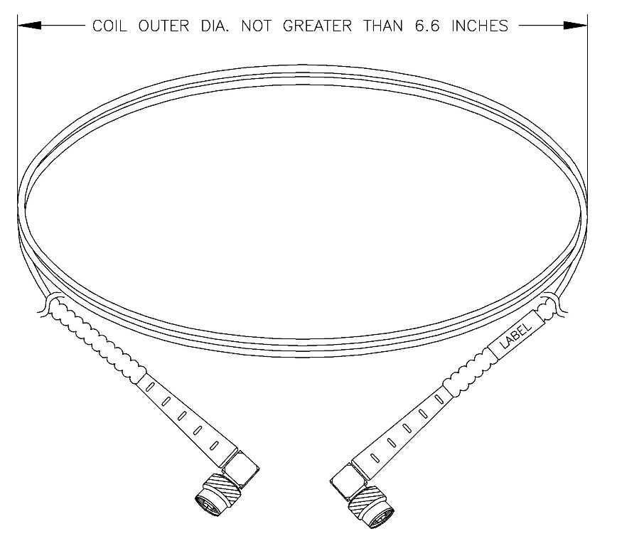 GPS Antenna Cable, 8M, TNC	